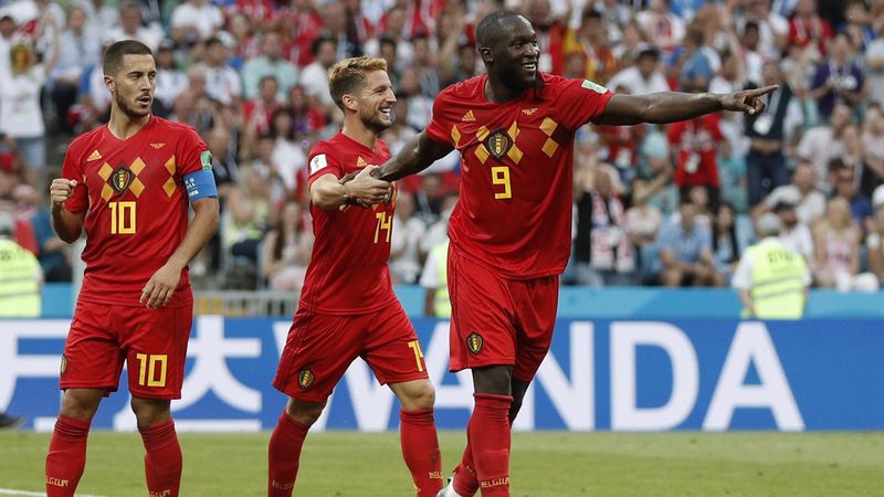 Eden Hazard, Dries Mertens, Romelu Lukaku