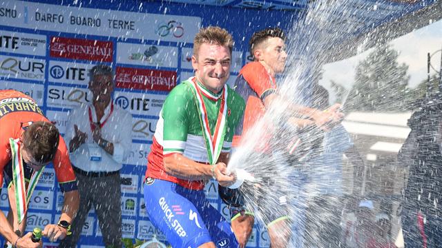Straordinario Elia Viviani! Sua la maglia tricolore, è il nuovo campione italiano su strada