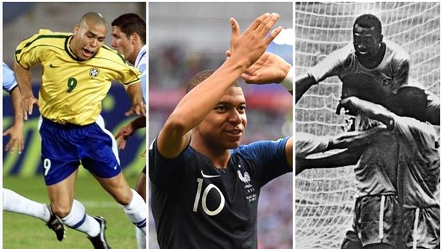 Mundial Rusia 2018: Mbappé, tras la estela de Ronaldo y Pelé Mundial Rusia 2018: Mbappé, tras la estela de Ronaldo y Pelé
