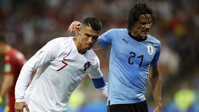 Le pagelle di Uruguay-Portogallo 2-1: Cavani bestiale, Cristiano Ronaldo è il grande assente
