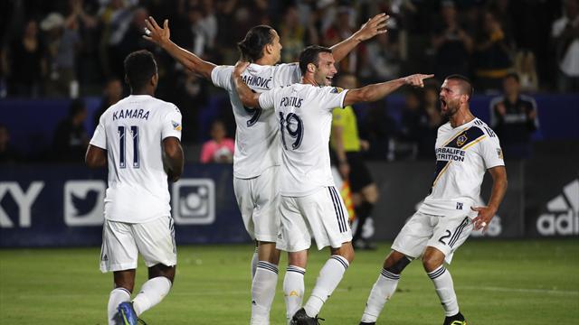 Höjdpunkter: Zlatan målskytt i LA Galaxys kross Höjdpunkter: Zlatan målskytt i LA Galaxys kross