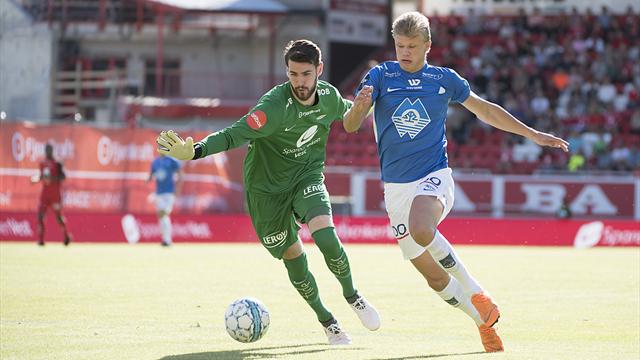 Håland (17) sjokkerte Brann med fire mål på 20 minutter