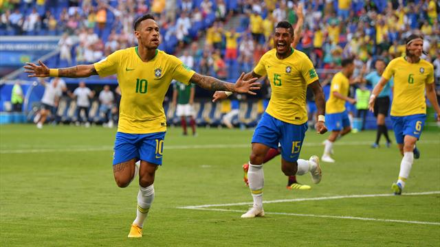 Questa volta niente sorprese: Neymar si accende e porta il Brasile ai quarti, Messico eliminato