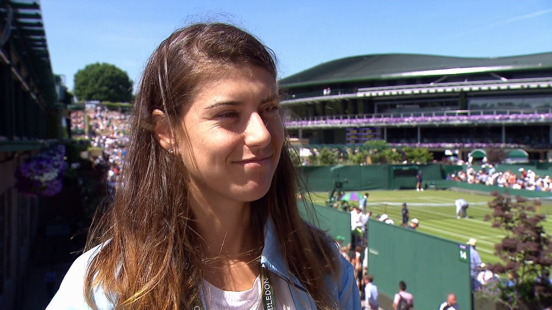 Wimbledon - interview Sorana Cîrstea