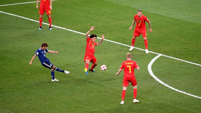 En 4 minutes, le Japon avait mis K.-O. la Belgique avec deux buts splendides