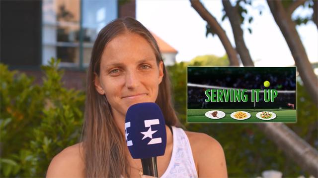 Serving It Up: Pliskova reveals 'cheat meal' favourite Serving It Up: Pliskova reveals 'cheat meal' favourite