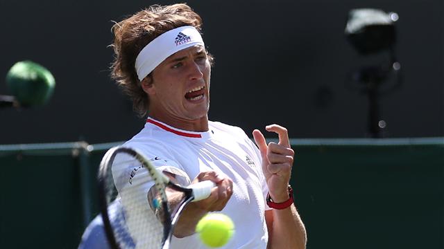 Zverev débute de manière autoritaire, Kyrgios lâche un set