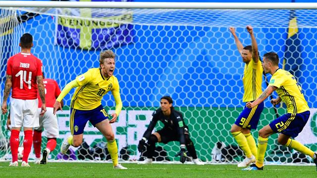 Forsberg schießt Schweden ins Viertelfinale