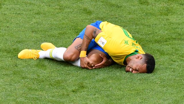 La folle statistique sur les roulades de Neymar depuis le début du Mondial