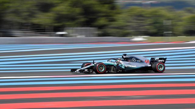 Lewis Hamilton davanti a tutti nelle terze libere, Ferrari in scia con Kimi