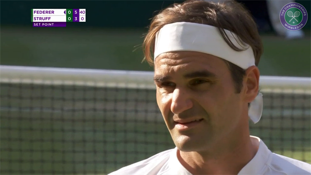 Höjdpunkter: Federer vidare - slog tysken i tre raka set Höjdpunkter: Federer vidare - slog tysken i tre raka set