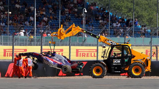 Hartley unhurt after high speed crash Hartley unhurt after high speed crash