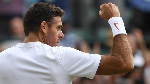 Même poussif, Del Potro était trop fort pour Paire