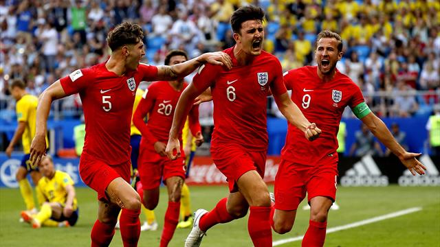 Maguire-Alli: l'Inghilterra batte la Svezia 2-0 e torna in semifinale dopo 28 anni