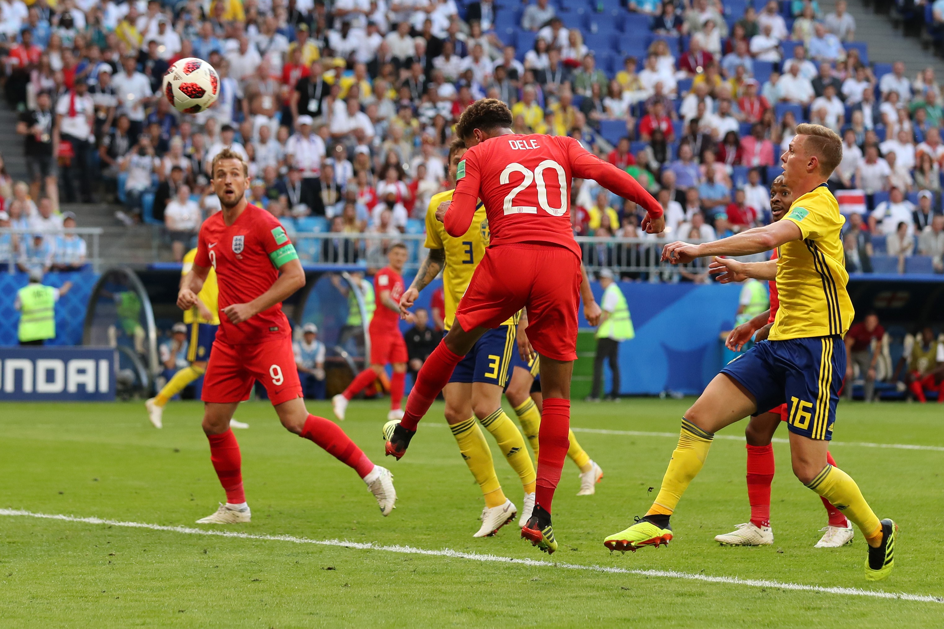 Dele Alli (Angleterre), buteur face à la Suède, Coupe du monde 2018