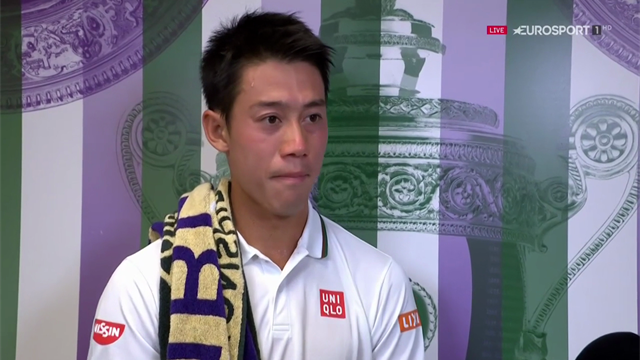 Nishikori imponeert: 'Beste wedstrijd van mijn leven.'