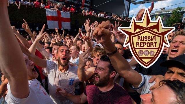 Russia Report: England fans go wild after reaching World Cup semi-finals Russia Report: England fans go wild after reaching World Cup semi-finals