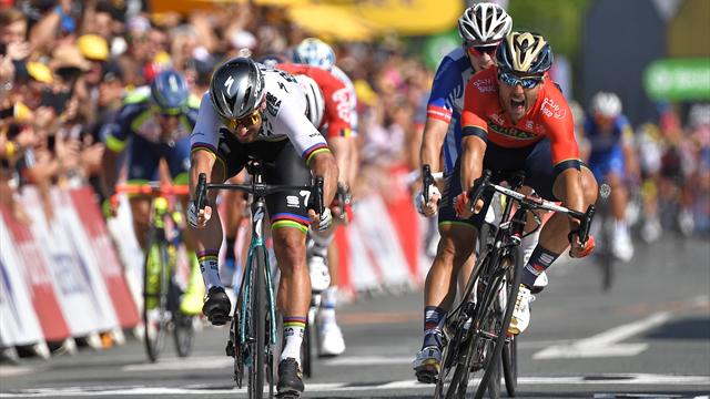 Tour de France: Peter Sagan rectifie le tir et s'impose Tour de France: Peter Sagan rectifie le tir et s'impose