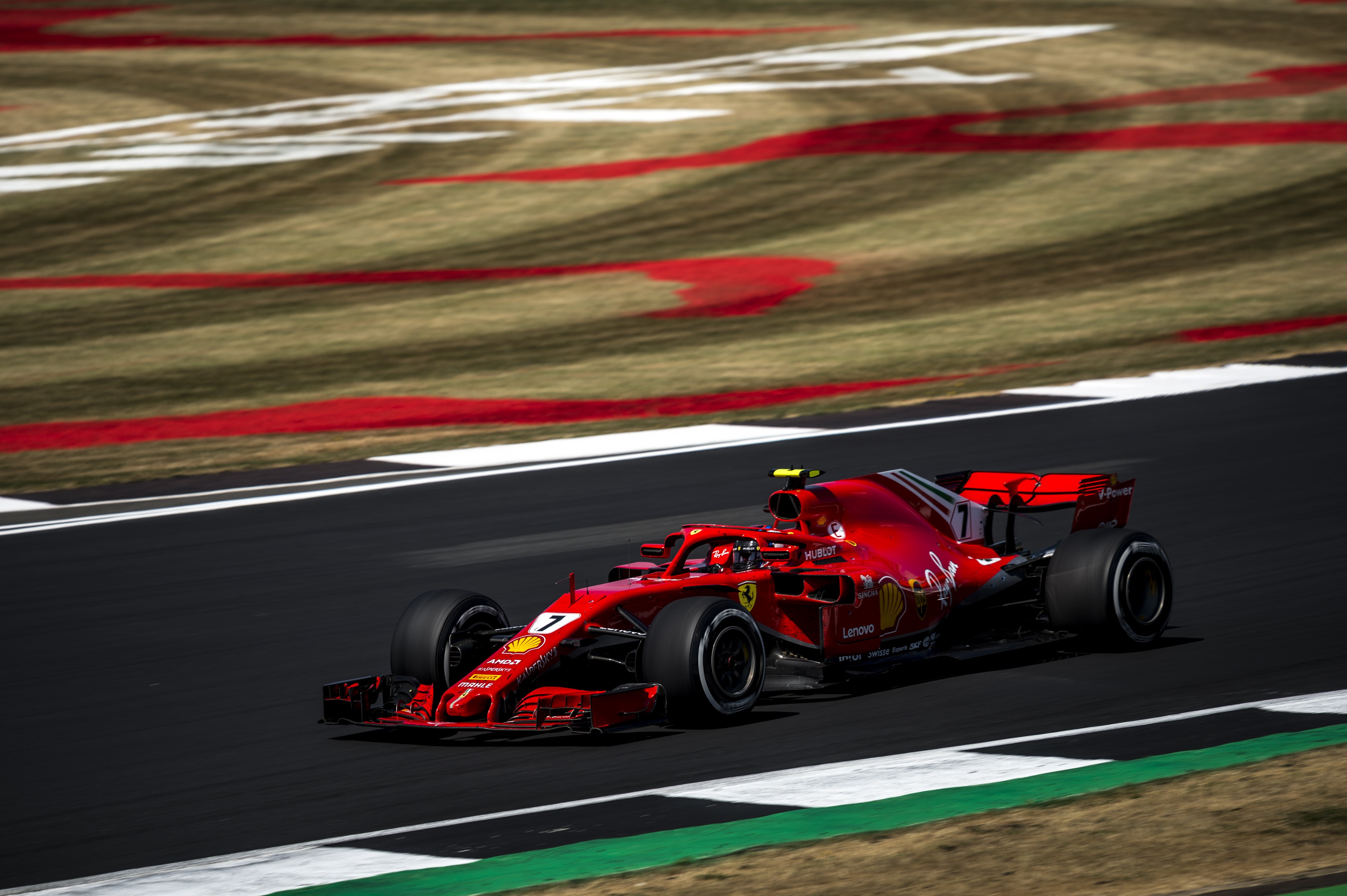 Kimi Räikkönen (Ferrari) au Grand Prix de Grande-Bretagne 2018