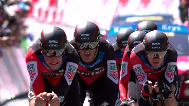 Tour de Francia 2018 (3ª etapa): La llegada a meta del BMC marcando el mejor tiempo Tour de Francia 2018 (3ª etapa): La llegada a meta del BMC marcando el mejor tiempo