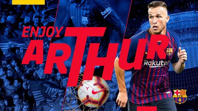 Le Barça officialise l'arrivée d'Arthur