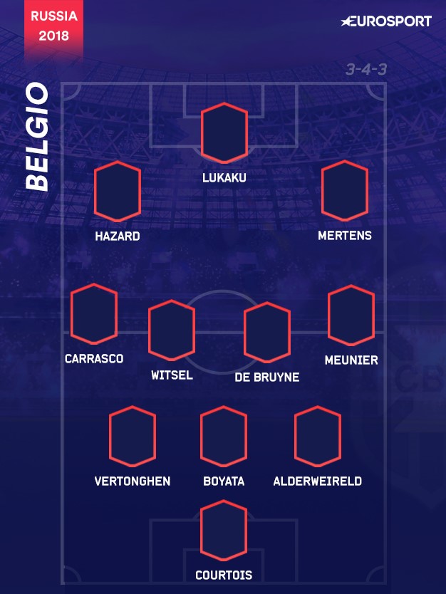 Il 3-4-3 del Belgio