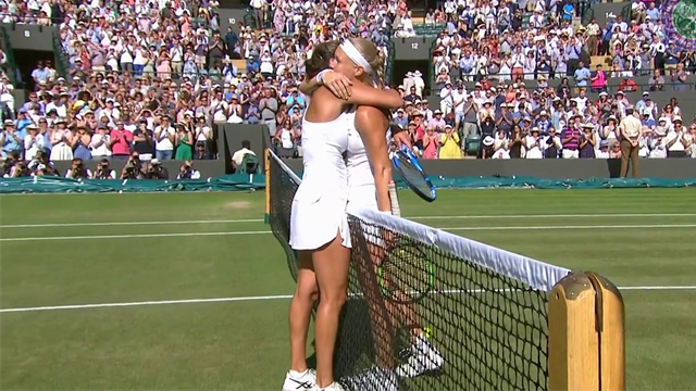 Wimbledon: hoogtepunten Bertens - Görges (kwartfinale)