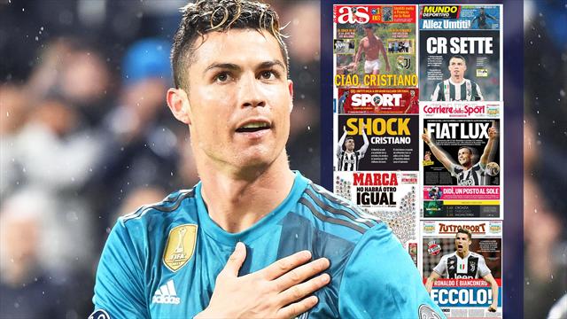 'No habrá otro igual', 'Fiat Lux' o 'Adiós a un símbolo', las portadas tras la marcha de Cristiano 'No habrá otro igual', 'Fiat Lux' o 'Adiós a un símbolo', las portadas tras la marcha de Cristiano