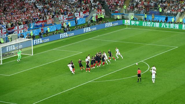 Le magnifique coup franc de Trippier dans la lucarne de la Croatie