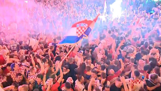 Terremoto en Croacia a causa de los festejos masivos por el triunfo ante Inglaterra