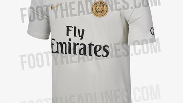 Les pemières photos du nouveau maillot extérieur du PSG ont fuité