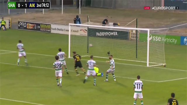 Höjdpunkter: Fördel AIK efter 1-0-seger i Dublin Höjdpunkter: Fördel AIK efter 1-0-seger i Dublin