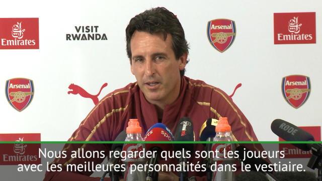 Emery : "Avoir cinq capitaines" Emery : "Avoir cinq capitaines"
