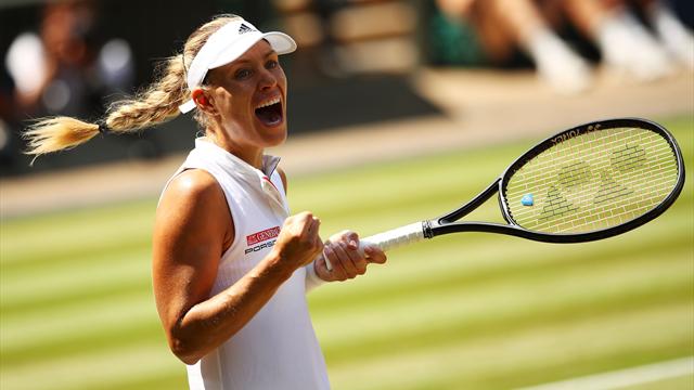 Deux petits sets, une heure de jeu, une patte gauche affûtée : Kerber a étouffé Serena