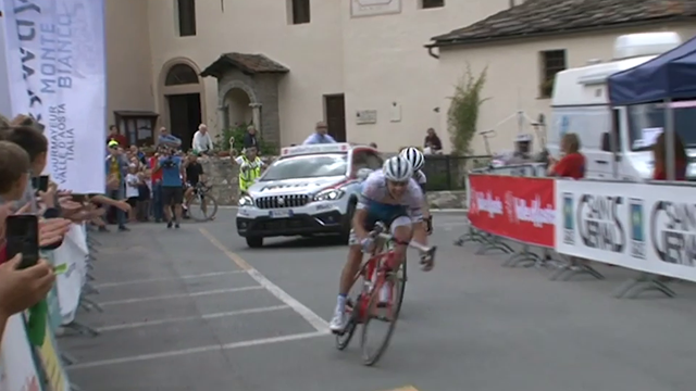 Giro della Valle d'Aosta: cadute, ritiri, alla fine brilla Matteo Bellia Giro della Valle d'Aosta: cadute, ritiri, alla fine brilla Matteo Bellia
