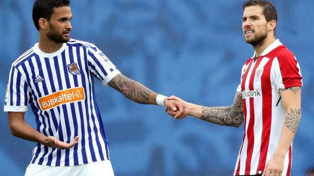 Iñigo Martínez se retira del entrenamiento con problemas físicos