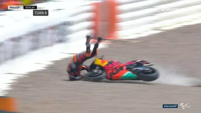 Kallio a bien failli se faire tuer par sa moto Kallio a bien failli se faire tuer par sa moto