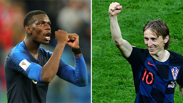 The BIG battle: Paul Pogba v Luka Modric The BIG battle: Paul Pogba v Luka Modric