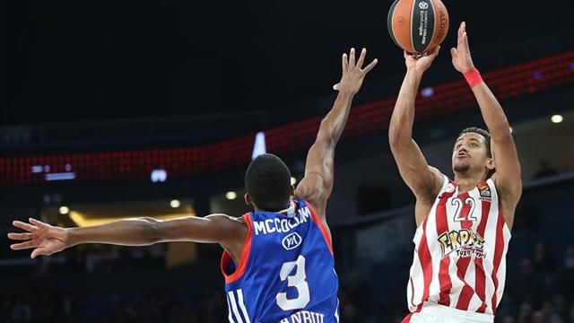 El base estadounidense Roberts (Olympiacos), tercer fichaje del Unicaja