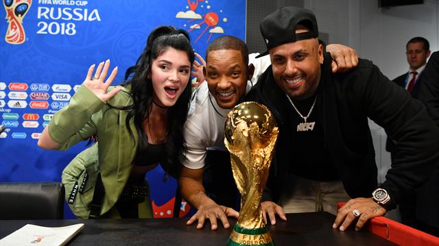 El show de Will Smith en la rueda de prensa por la ceremonia de clausura del Mundial