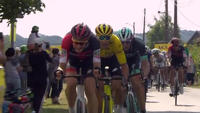 Der Sprint um die Bonussekunden auf der 7. Etappe Der Sprint um die Bonussekunden auf der 7. Etappe