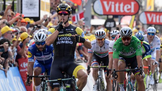 Tour de Francia 2018 (7ª etapa): Groenewegen silencia el duelo Gaviria-Sagan