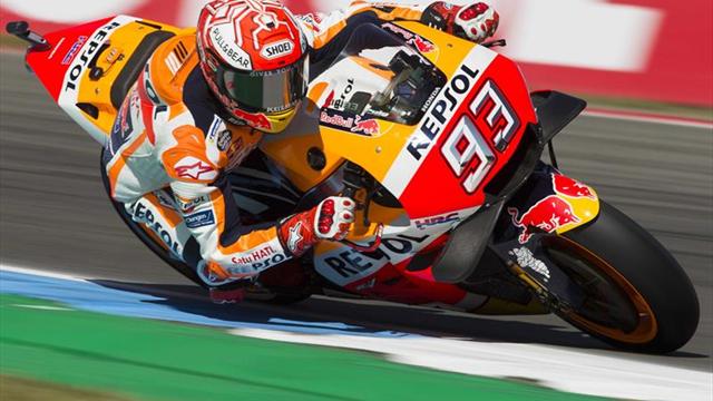 Márquez dice centrarse "en la puesta a punto y en comprender el neumático"