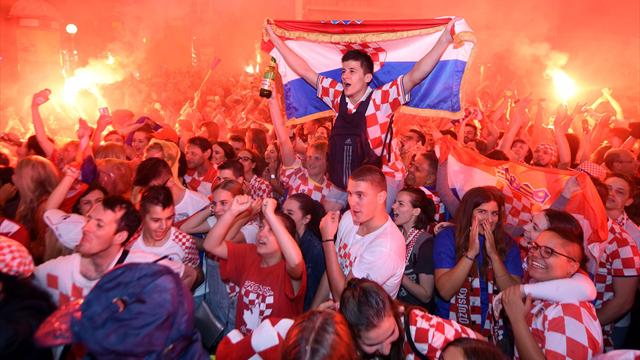 Фанаты сборной Хорватии скандировали «Слава Украине!» на полуфинале с Англией
