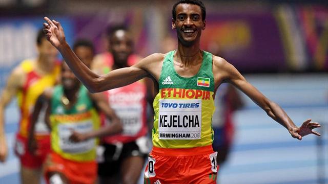 El etíope Kejelcha logra la mejor marca mundial del año en los 3.000 lisos