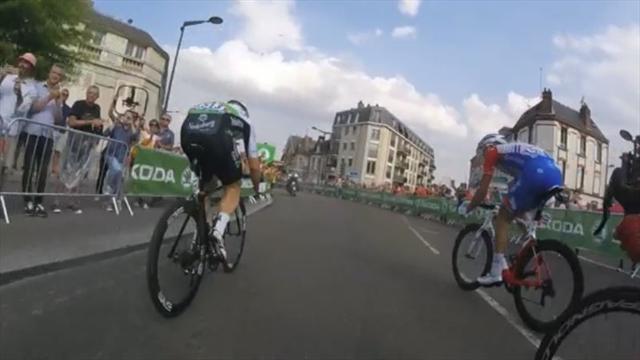 Onboard-Perspektive: Hautnah beim Zielsprint der 7. Etappe dabei Onboard-Perspektive: Hautnah beim Zielsprint der 7. Etappe dabei