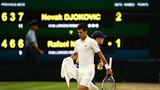 Avant le couvre-feu, Djokovic avait pris le dessus