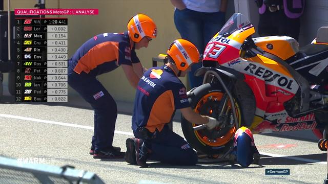 Marquez est le seul à rouler avec deux motos en qualif et c'est un avantage Marquez est le seul à rouler avec deux motos en qualif et c'est un avantage