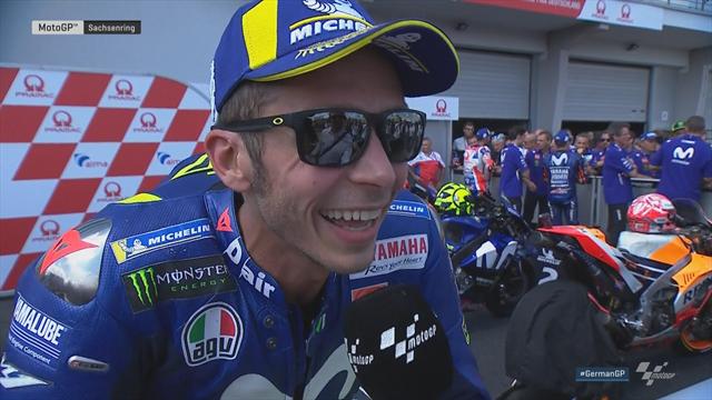 Rossi : "C'est une piste difficile pour la M1, j'ai fait une course fantastique" Rossi : "C'est une piste difficile pour la M1, j'ai fait une course fantastique"