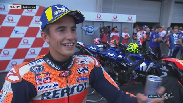 Marquez : "Neuf victoires d'affilée ici, c'est incroyable" Marquez : "Neuf victoires d'affilée ici, c'est incroyable"